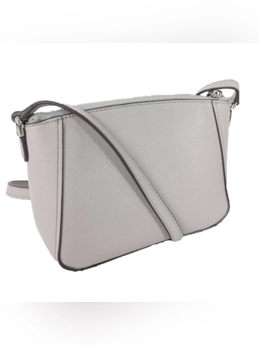 Kate Spade Talia Crossbody Grey Leather Clover like New